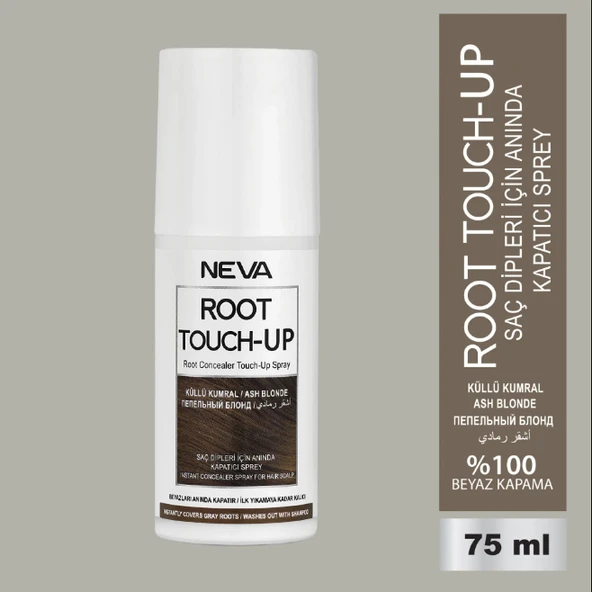 Neva Root Touch-Up Saç Dipleri İçin Anında Kapatıcı Sprey- Küllü Kumral 75ml ürün görseli 1