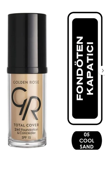 Golden Rose Total Cover 2in1 Foundation&Concealer No:05 ürün görseli 1