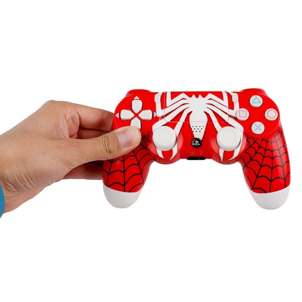 PTTAVM: DualShock 4 V2 Spider-man ZCT2 Kablosuz PS4 Oyun Kolu