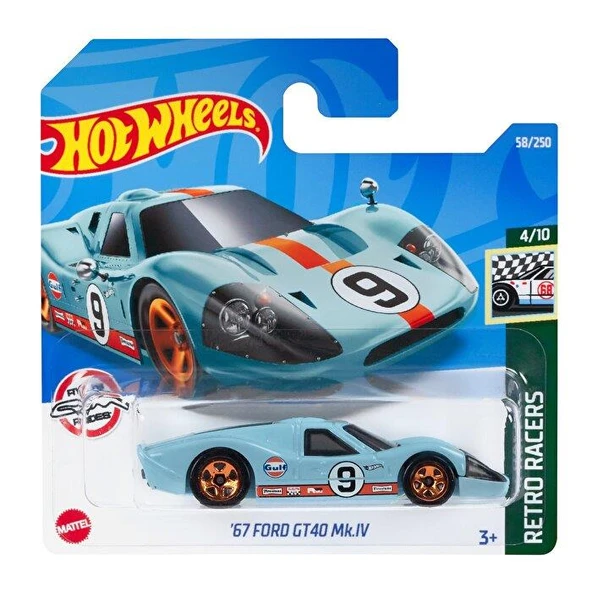 Hot Wheels Tekli Araba '67 Ford GT40 Mk.IV HCT72 ürün görseli 1