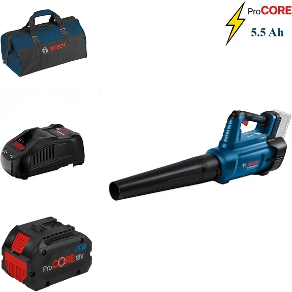 Gbl 18V-750 1x5,5 Ah Procore Akülü Yaprak Üfleyici Bez Çantalı ürün görseli 1