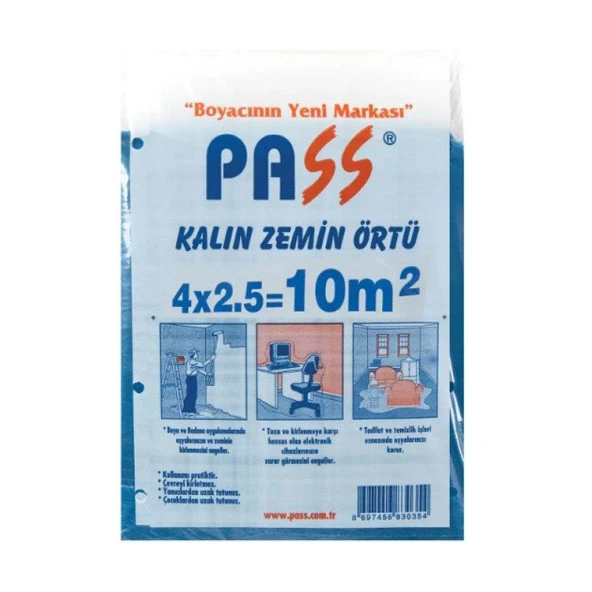 ARY KORUYUCU KALIN ZEMİN ÖRTÜSÜ 4x2,5 = 10 METREKARE ürün görseli 1