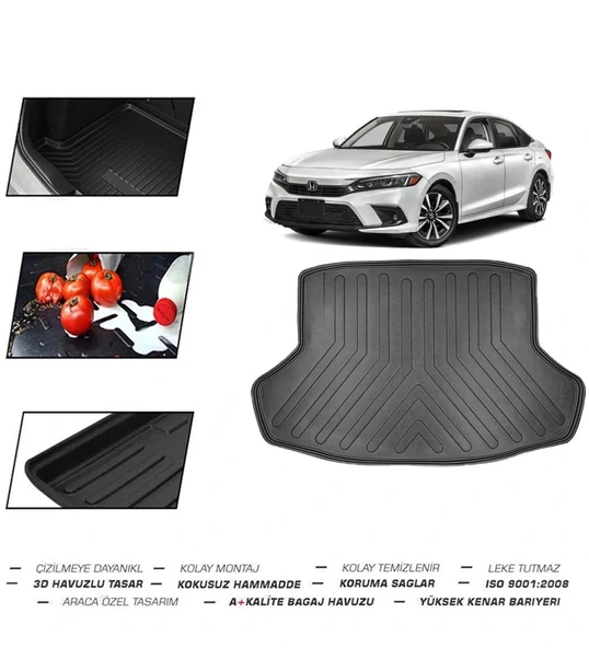 Honda Civic Sedan 2023 Model Bagaj Havuzu ürün görseli 1