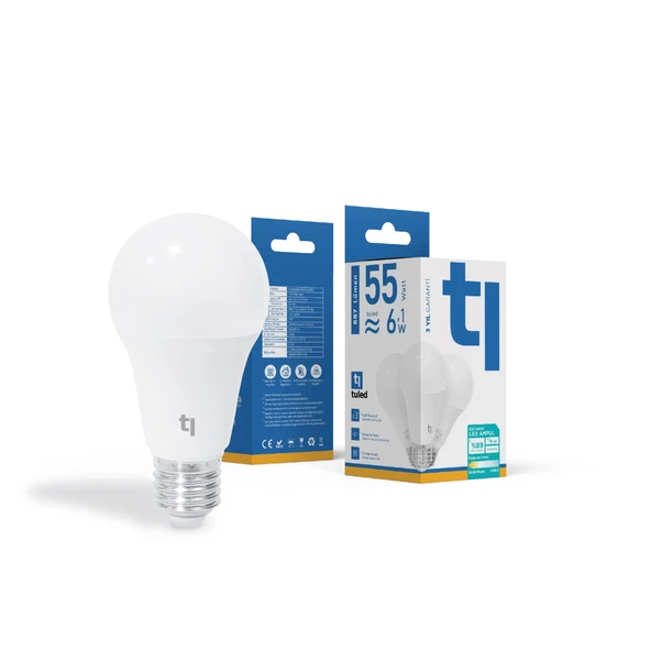 Tuled Redeem A60A E27 LED Ampul, Titreşimsiz, Göz Konforu ürün görseli 1