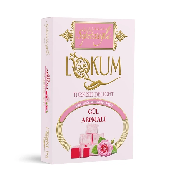 Gül Aromalı Lokum 270G ürün görseli 1