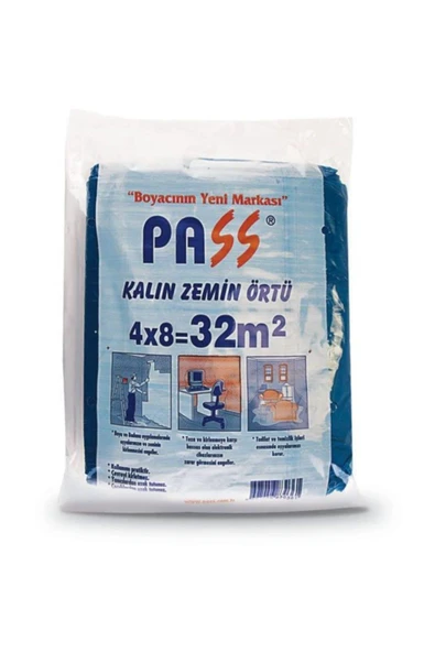 PASS KORUYUCU KALIN ZEMİN ÖRTÜSÜ 4x8 = 32 METREKARE ürün görseli 1