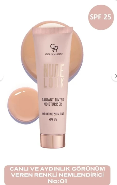 Golden Rose Nude Look Radiant Tinted Moist. No:01Fairtint ürün görseli 1