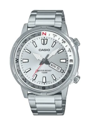 Casio MTD-130D-7AVDF Quartz Çelik Gri 10 ATM 44 mm Erkek Kol Saati ürün görseli 1