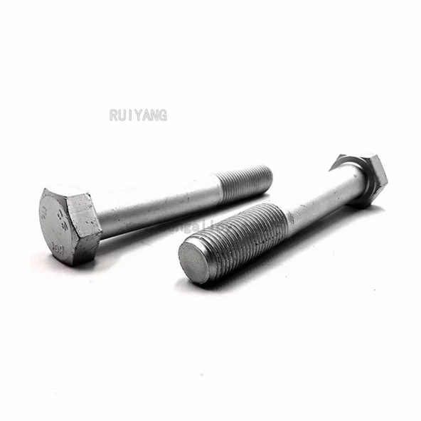 DIN 960 8.8 Kalite Galvanizli Altı Köşe Başlı İnce Dişli Yarım Dişli Cıvata (M10–M20) M12 X60 1.25 ürün görseli 1