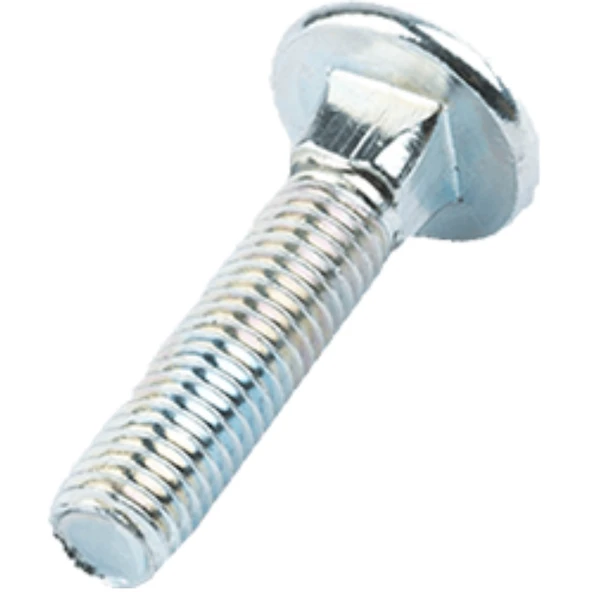 DIN 603 8.8 Kalite Galvanizli Tampon (Zıpka) Cıvata (M6–M12) M8 X25 ürün görseli 1