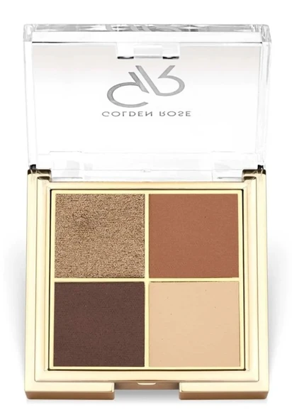 Golden Rose Quattro Eyeshadow Palette No:04 Coffee Dream ürün görseli 1