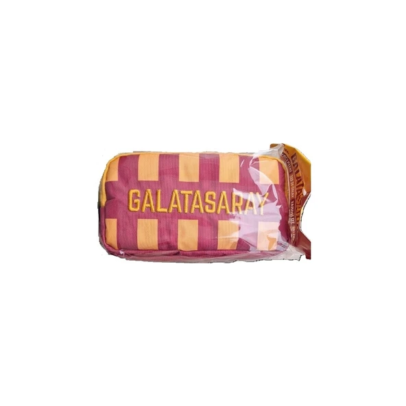 ME 25542 GALATASARAY SARI KIRMIZI ÇUBUKLU KALEM ÇANTASI ürün görseli 1