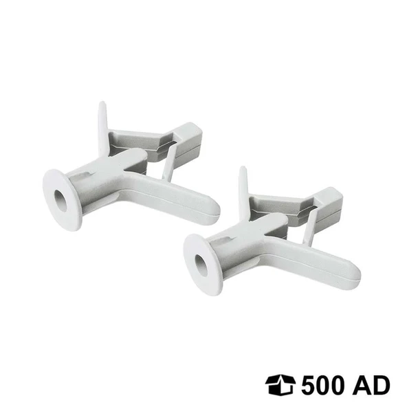 MADE 3 NO KANATLI ALÇIPAN DÜBELİ PLASTİK (500 ADET) ürün görseli 1