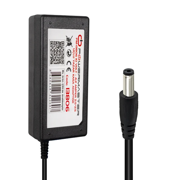 Powermaster PM-13806 10 Volt - 4.2 Amper 5.5*2.5 Mm Uçlu Yazar Kasa Adaptör ürün görseli 1