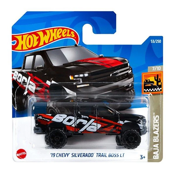 Hot Wheels Tekli Araba '19 Chevy Silverado Trail Boss LT HCT49 ürün görseli 1