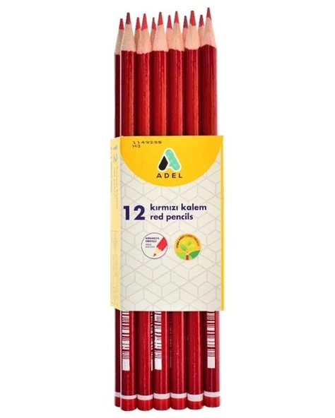 Adel Kırmızı Kalem 12li C130058 ürün görseli 1