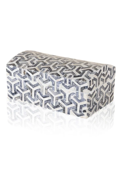 The Mia Sedef Kutu Dikdörtgen 25x15x12 cm TLC0093 ürün görseli 1