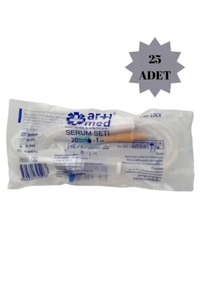 Artımed Serum Seti 25'li Paket ürün görseli 1