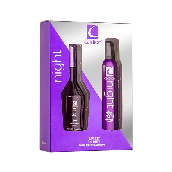 Caldion Night Erkek 2 li Set EDT Parfüm 100 ml + DEO 150 ml ürün görseli 1