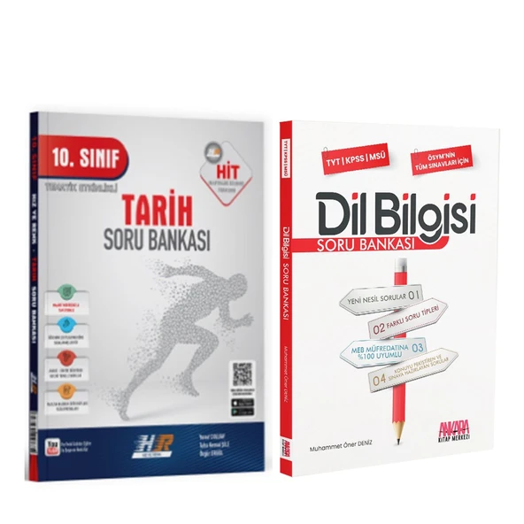 Hız ve Renk 10.Sınıf Tarih ve AKM Dil Bilgisi Soru Bankası Seti 2 Kitap ürün görseli 1