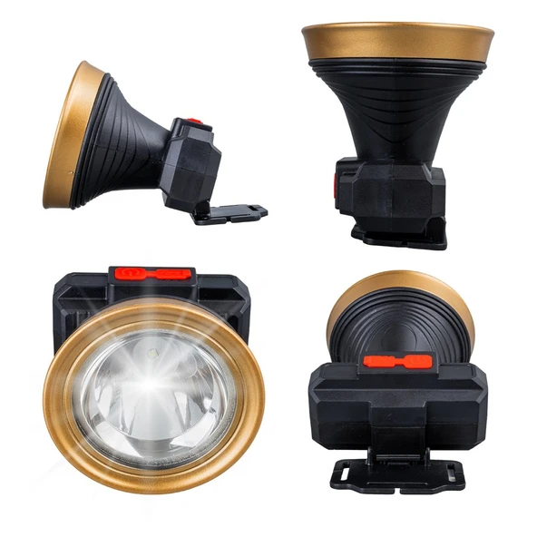 PowerMaster MX-81003 Şarjlı 3 Modlu Kafa Lambası Feneri ürün görseli 1
