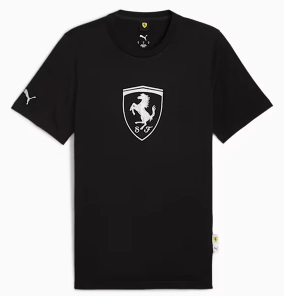 Puma 632785-01 Ferrari Tonal Shield Tee Tişört Erkek T-Shirt ürün görseli 1