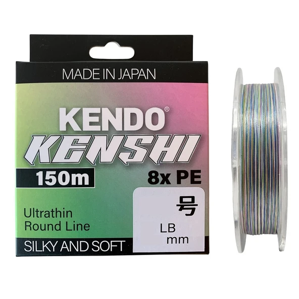 Kendo Kenshi Japanese Braid Low Pitch 8X 150mt İp Misina Multicolor ürün görseli 1