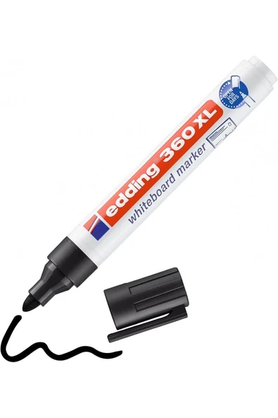 Edding E-360 Xl Tahta Kalemi 1,5-3Mm Siyah Kod: Ed360Xl01 ürün görseli 1