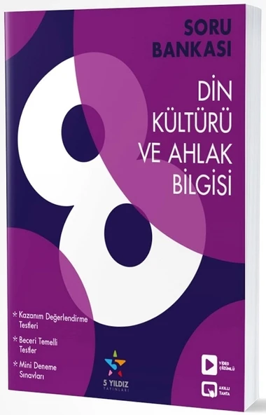 8. Sınıf Din Kültürü Soru Bankası 5 Yıldız Yayın ürün görseli 1
