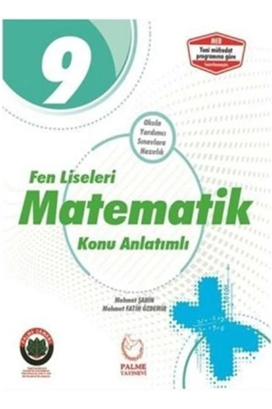 *kampanya* Palme 9.Sınıf Matematik Konu Anlatim Fen Liseleri ürün görseli 1