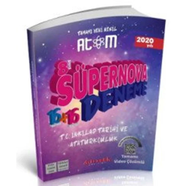 8.Sınıf İnkılap Tarihi Atatürkçülük Süpernova deneme ürün görseli 1
