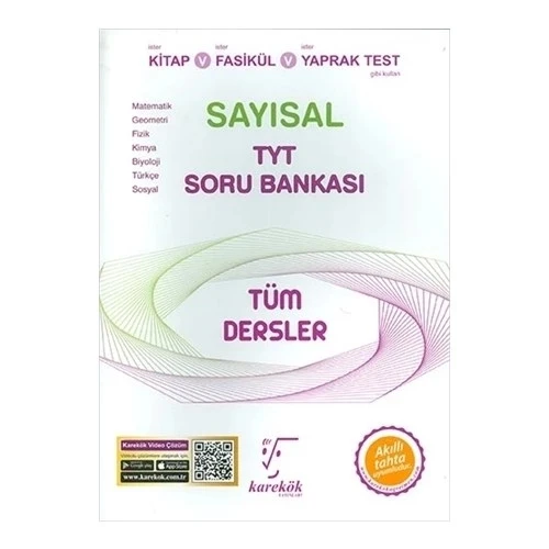 Tyt Sayısal Tüm Dersler Soru Bankası Karekök ürün görseli 1