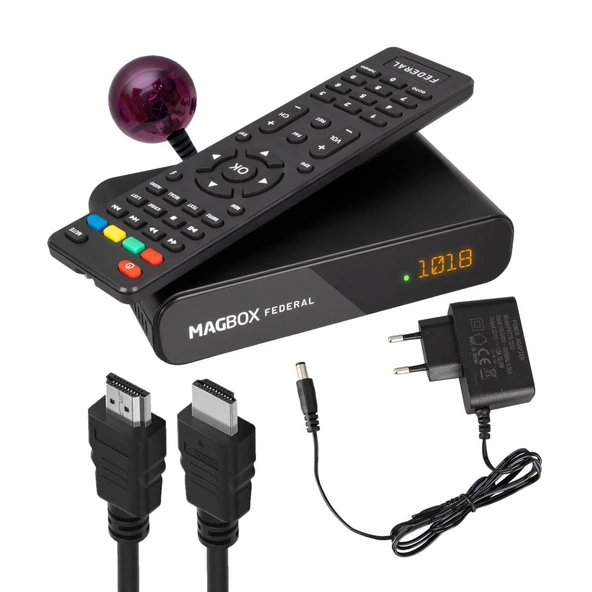 Magbox Federal TKGS'li HD Uydu Alıcısı Scart + HDMI Çıkışlı ürün görseli 1