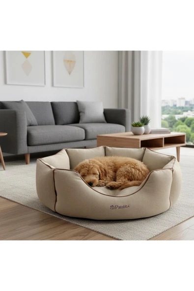 PATİTEX Lüx Konfor Koltuk- Kedi Köpek Yatak- Kendinden Minderli -Yıkanabilir - Gabardin Kumaş- Koltuk Yatak ürün görseli 1