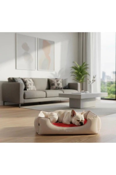 PATİTEX Kedi-Köpek Yatak - Yıkanabilir Yatak -A Kalite Kumaş -Kaliteli Kedi-Köpek Yatakları ürün görseli 1