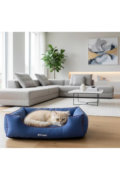 PATİTEX Kedi-Köpek Yatak - Yıkanabilir Yatak -A Kalite Kumaş -Kaliteli Kedi-Köpek Yatakları ürün görseli 1
