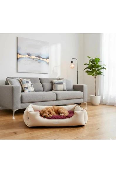PATİTEX Kedi-köpek Yatak - Yıkanabilir Yatak -Gabardin Kumaş -Kaliteli Köpek Yatakları ürün görseli 1