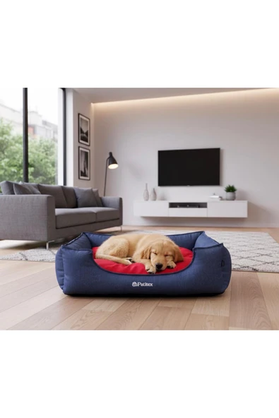 PATİTEX Kedi-Köpek Yatak - Yıkanabilir Yatak -A Kalite Kumaş -Kaliteli Kedi-Köpek Yatakları ürün görseli 1