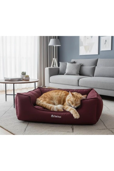 PATİTEX Kedi-köpek Yatak - Yıkanabilir Yatak -Gabardin Kumaş -Kaliteli Köpek Yatakları ürün görseli 1