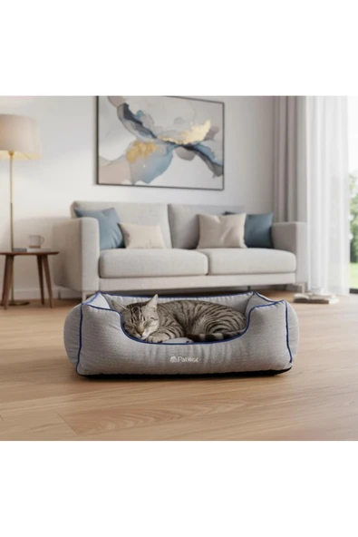 PATİTEX Kedi-Köpek Yatak - Yıkanabilir Yatak A Kalite -Gabardin Kumaş -Kaliteli Köpek Yatakları ürün görseli 1