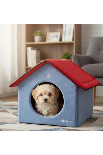 PATİTEX Patitex Kedi-köpek Kulübeleri- Yıkanabilir Yatak A Kalite -gabardin Kumaş -kaliteli Köpek Yatak ürün görseli 1