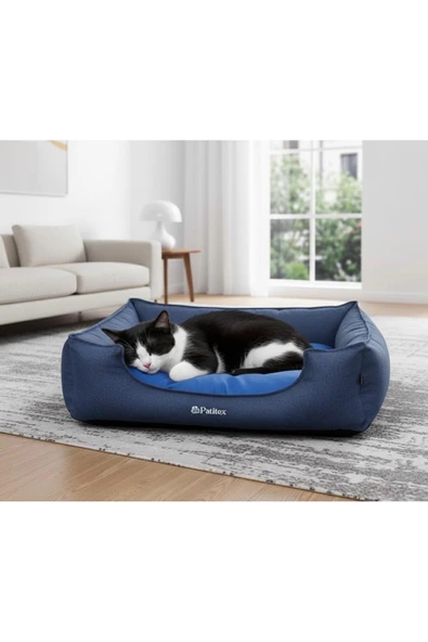 PATİTEX Kedi-Köpek Yatak - Yıkanabilir Yatak -A Kalite Kumaş -Kaliteli Kedi-Köpek Yatakları ürün görseli 1