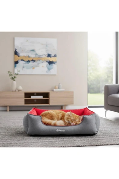PATİTEX Kedi-Köpek Yatak - Yıkanabilir Yatak -A Kalite Kumaş -Kaliteli Kedi-Köpek Yatakları ürün görseli 1