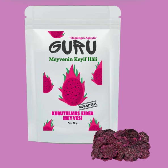 Guru Ejder Meyvesi Kurusu 30 Gr - Resim 3