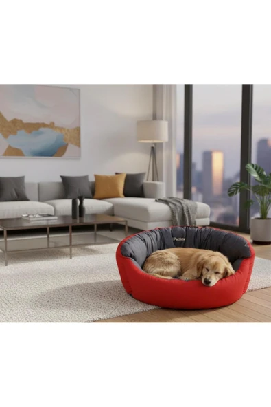 PATİTEX Lüx Konfor Koltuk- Kedi Köpek Yatak- Kendinden Minderli - Yıkanabilir - Gabardin Kumaş- Koltuk Yatak ürün görseli 1