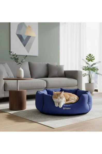 PATİTEX Lüx Konfor Koltuk- Kedi Köpek Yatak- Kendinden Minderli -Yıkanabilir - Gabardin Kumaş- Koltuk Yatak ürün görseli 1