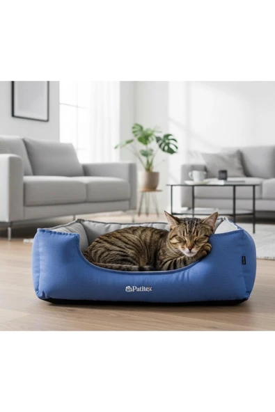 PATİTEX Kedi-köpek Yatak - Yıkanabilir Yatak -Gabardin Kumaş -Kaliteli Köpek Yatakları ürün görseli 1