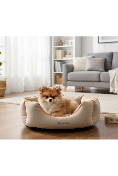 PATİTEX Lüx Konfor Koltuk- Kedi Köpek Yatak- Kendinden Minderli -Yıkanabilir - Gabardin Kumaş- Koltuk Yatak ürün görseli 1
