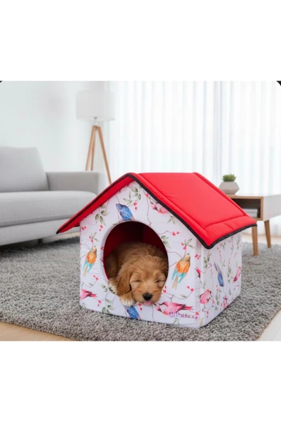 PATİTEX Kedi Kulübeleri - Köpek Kulübeleri - Yıkanabilir Yatak - Kalın Süngerli-kedi- Köpek Yuvaları ürün görseli 1
