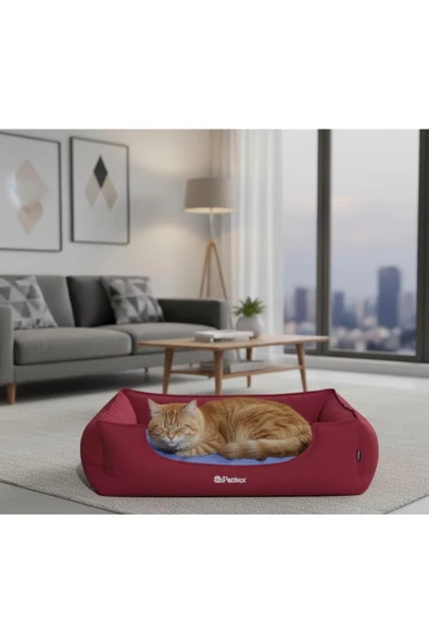 PATİTEX Kedi-köpek Yatak - Yıkanabilir Yatak -Gabardin Kumaş -Kaliteli Köpek Yatakları ürün görseli 1